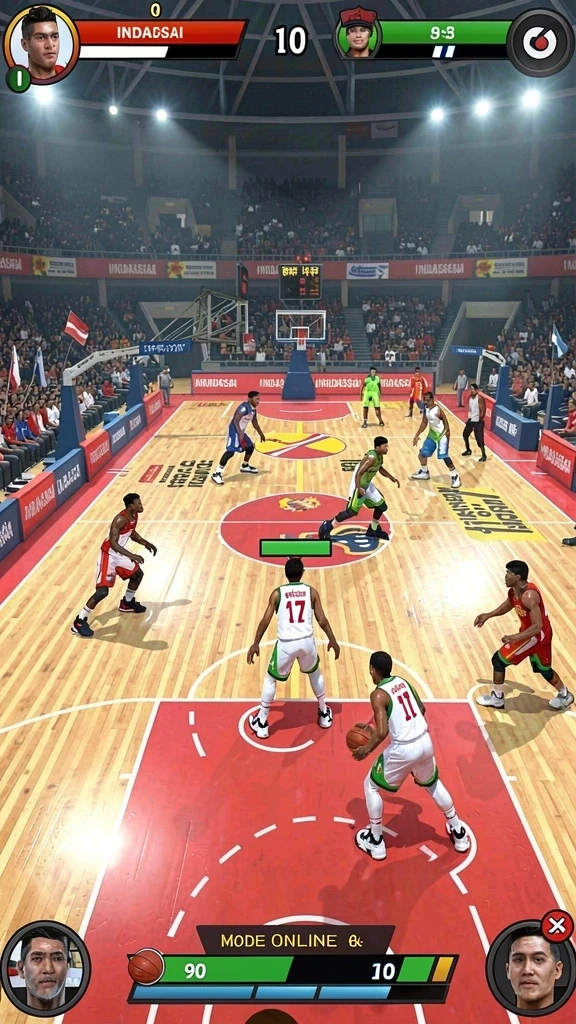 api66 - Screenshot menunjukkan aksi seru dalam game API66.