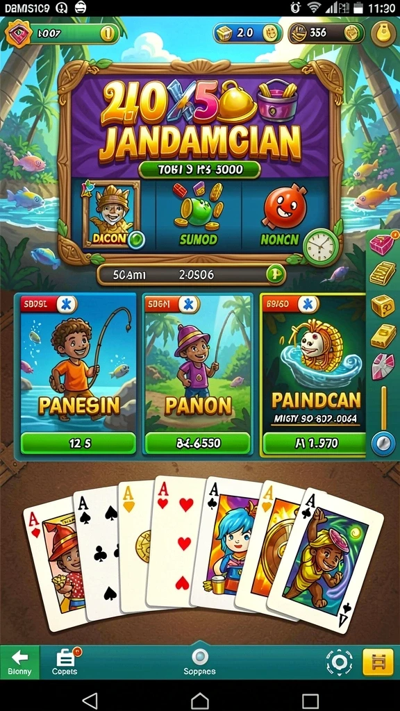 id66 - Tangkapan layar menampilkan level yang penuh warna dan detail.