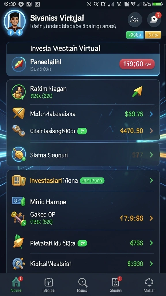ink789 - Tangkapan layar menunjukkan menu upgrade karakter yang mudah digunakan.