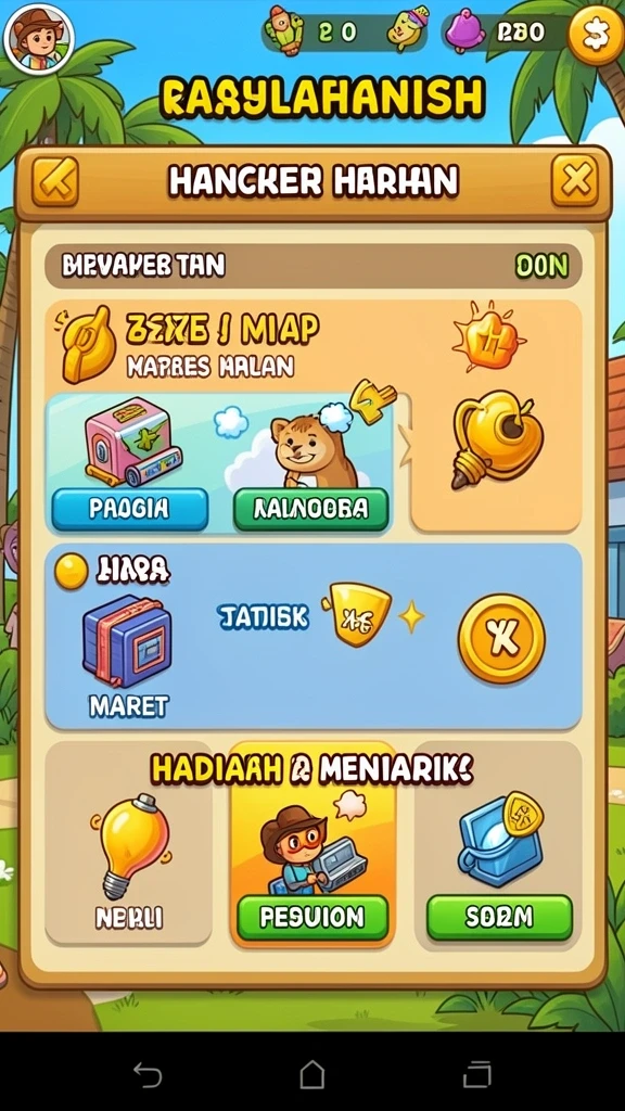 kaostogel - Tampilan antarmuka yang intuitif dan menarik.