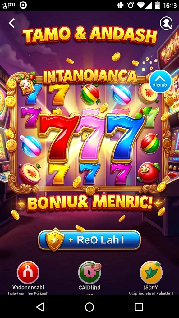 ledakgg - Tampilan awal game dengan karakter utama yang menarik.