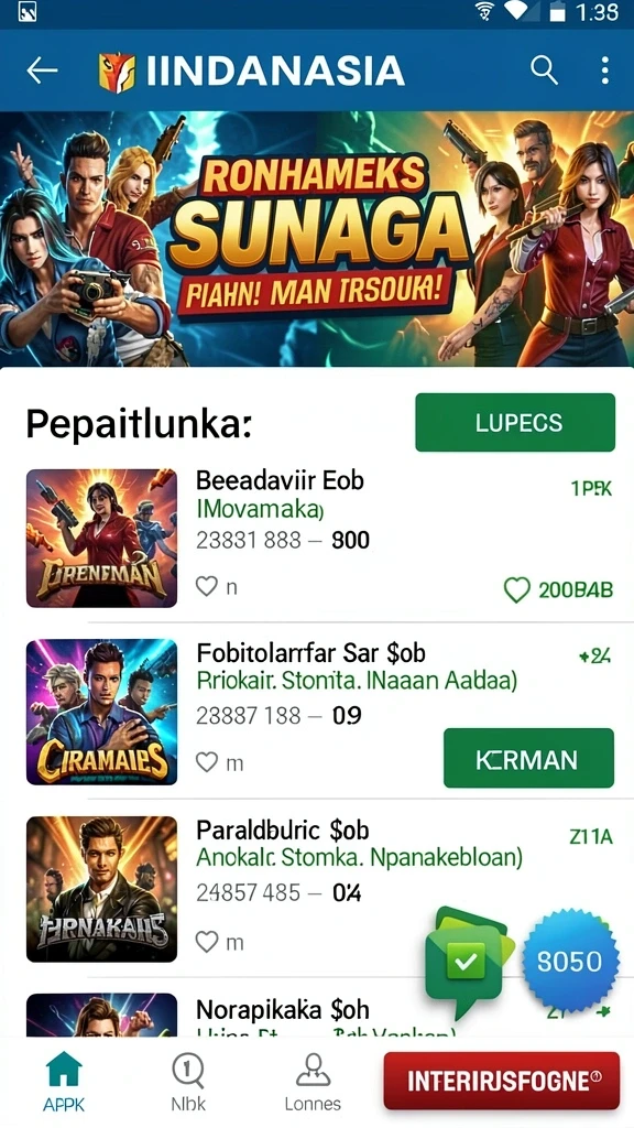 r6r6 - Tampilan antarmuka pengguna yang intuitif dan menarik.